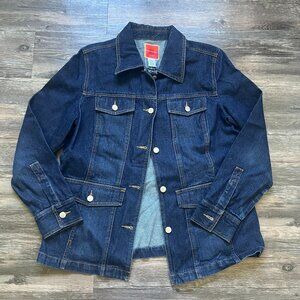 Isaac Mizrahi for Target Denim Jacket Womens Size XL 2000s 100% Cotton Jean